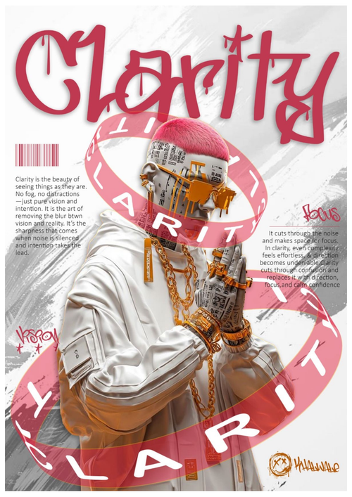 CLARITY | TYPOGRAPHY POSTERS | PORTRAIT #01